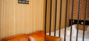 Living room of Room 35 in Honfleur